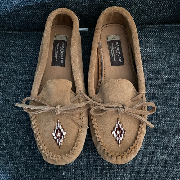 Manitobah Harvester Moccasin Flats Size 7 - Picture 2 of 3